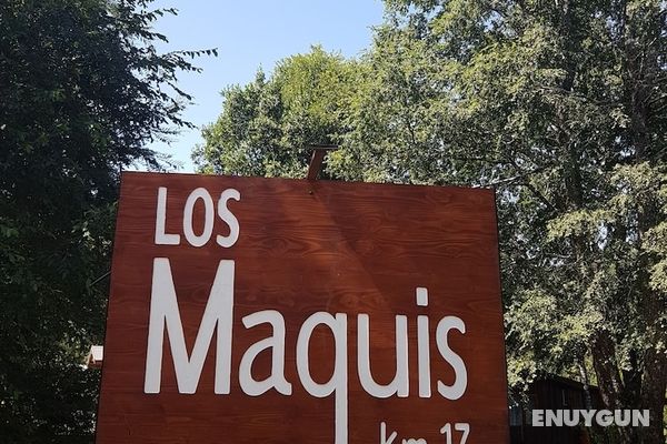 Cabañas Los Maquis Dış Mekan