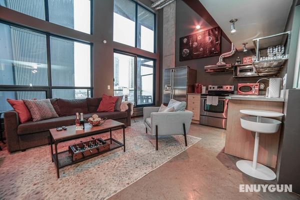 Charming 1BR W Sofa Bed and Private Balcony Öne Çıkan Resim