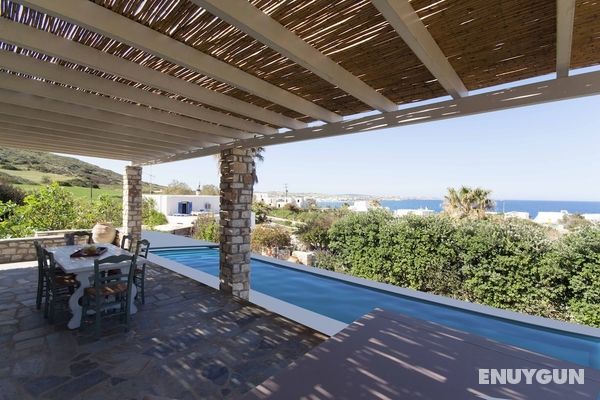 Ideal family Villa for 8 - Pool, Sea Views by VillaRentalsgr Öne Çıkan Resim
