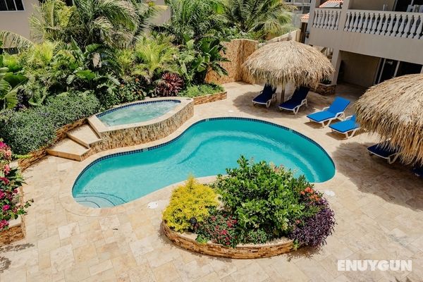 Stunning Modern 2-bedroom Apartment With Tropical Garden, Pool and Whirlpool Öne Çıkan Resim