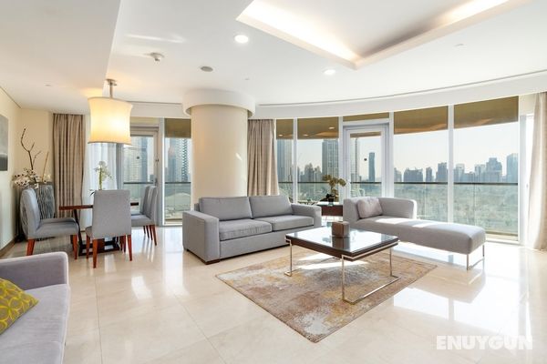 SuperHost - Luxe Apt With Stunning Panoramic Burj Khalifa View I Address Dubai Mall Öne Çıkan Resim