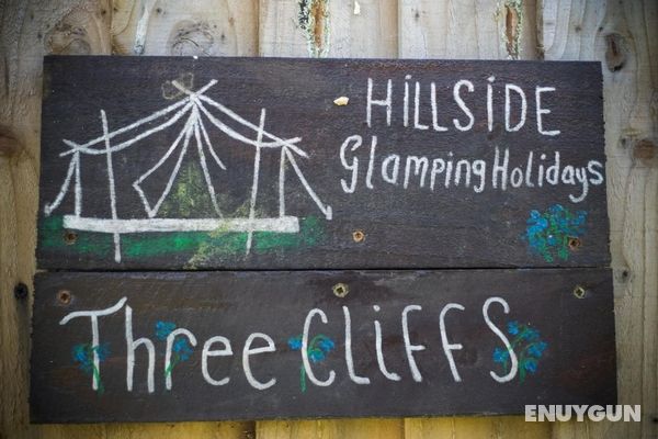 Three Cliffs - Safari Glamping Tent - Llangennith Öne Çıkan Resim