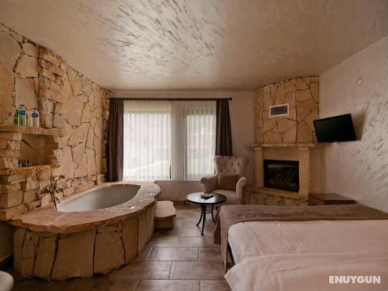 Deluxe Custom Partial River or Pool View Stone Pool Room