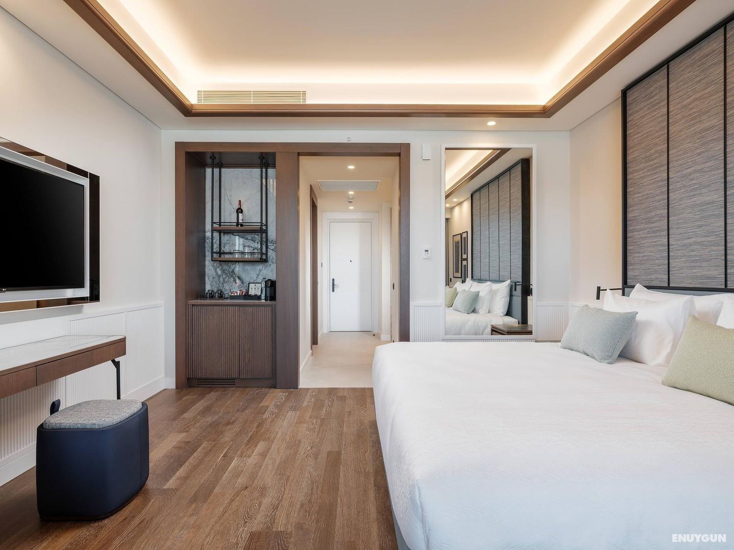 Penthouse Suite 1+1 Room with Private Pool and Sea View - Community Section