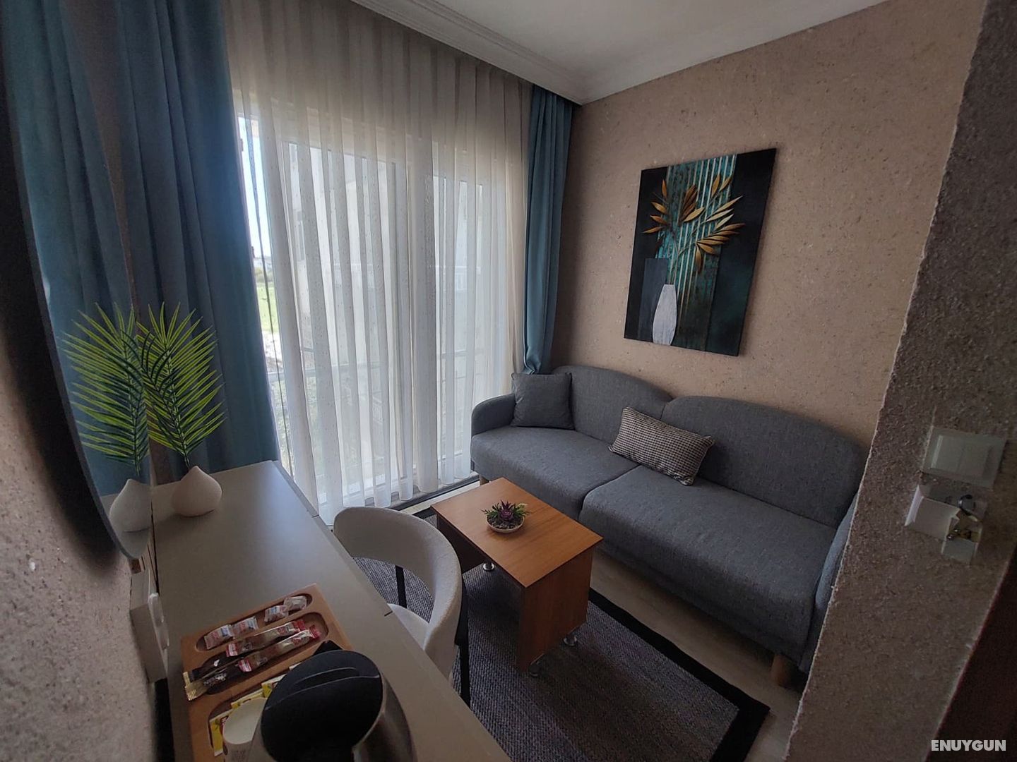 Comfort Room with French Balcony and Seating Area
