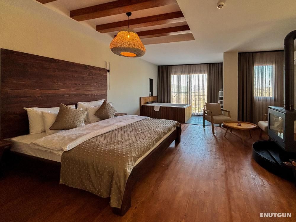 Deluxe Jacuzzi Suite, Mountain View, Fireplace and Jacuzzi