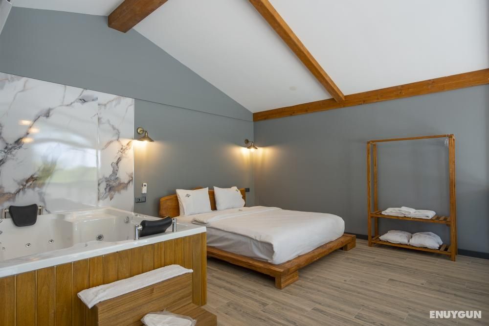 Deluxe Jacuzzi Suite, Pool and Garden View, Private Heated Pool