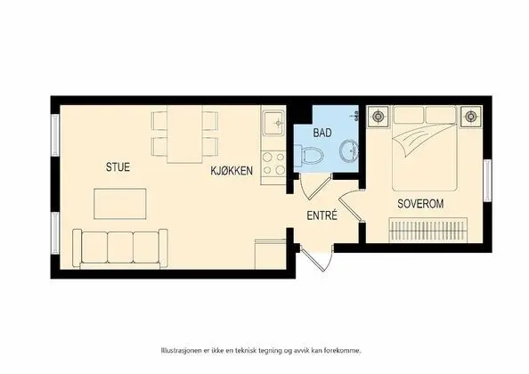 Apart Daire, 1 Yatak Odası