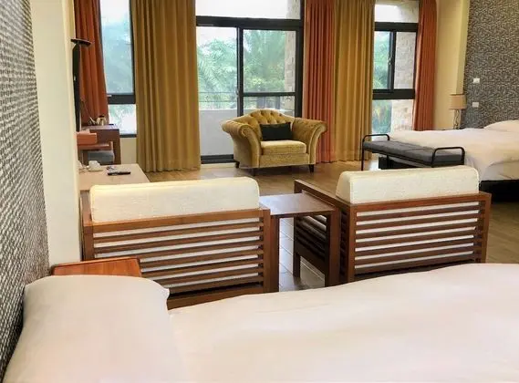 Deluxe Dört Kişilik Oda, Sıcak Su Havuzu