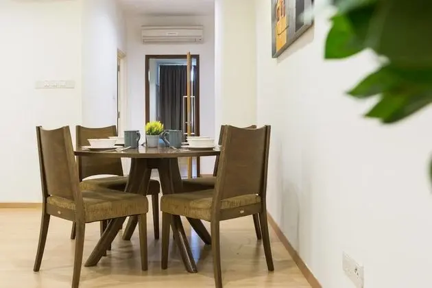 Family Apart Daire, 1 Yatak Odası, Havuz Kullanımı, Kısmi Deniz Manzarası