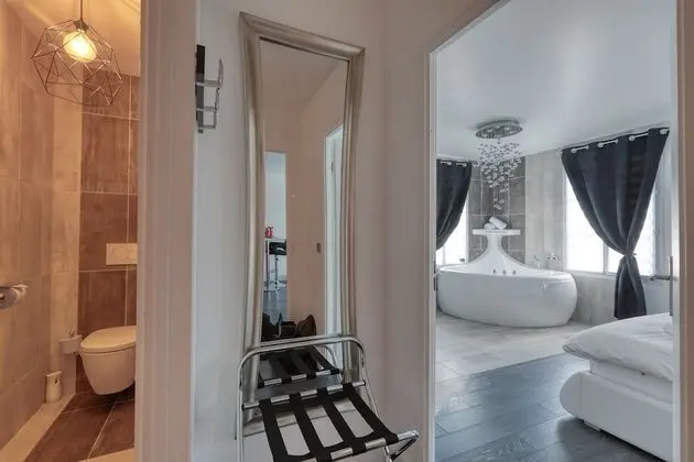 Deluxe Apart Daire, Banyolu/Duşlu, Şehir Manzaralı (Suite & spa)