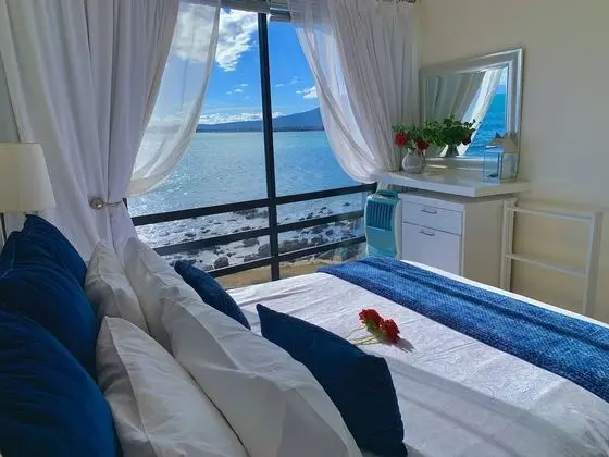 Luxury Apart Daire, 1 Büyük (Queen) Boy Yatak ve Çekyat, Okyanus Manzaralı, Plaj Kenarı