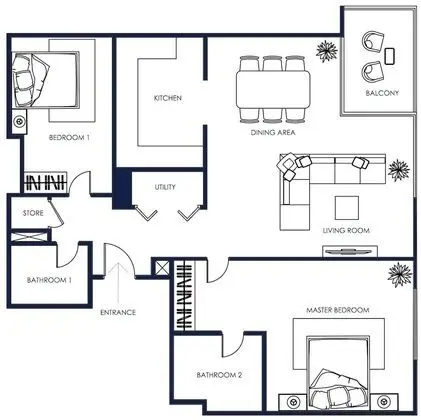 Deluxe Apart Daire