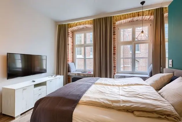 Design Stüdyo Süit, 1 Büyük (Queen) Boy Yatak, Şehir Manzaralı