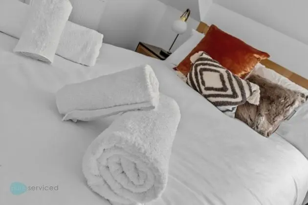 Luxury Apart Daire, Özel Banyo, Deniz Manzaralı (The Penthouse)