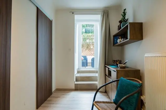 Comfort Apart Daire, 1 Yatak Odası, Teras, Bahçeli