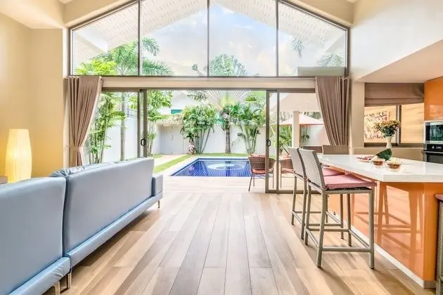 Deluxe Villa, 2 Yatak Odası, Havuz Manzaralı, Plaj Kenarı