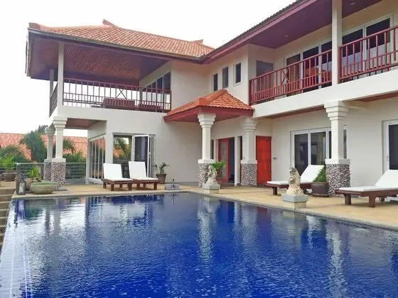 Villa (2 Pools & Seaview! Villa Serena 6BR, )