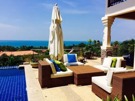 Villa (2 Pools & Seaview! Villa Serena 6BR, )