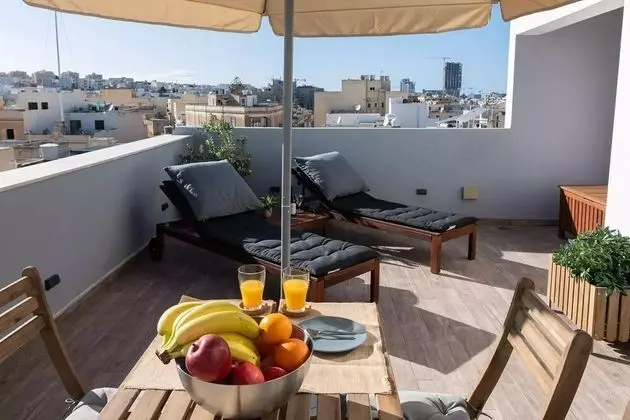 Superior Stüdyo Süit, Teras, Şehir Manzaralı