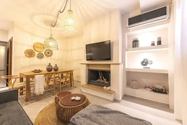 Villa, 2 Yatak Odası, Sigara İçilebilir, Şömine