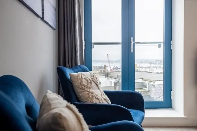 Deluxe Apart Daire, 2 Yatak Odası, Liman Manzaralı