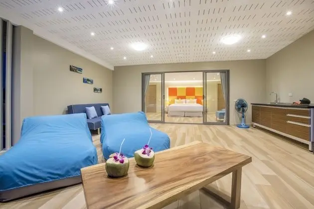 Premium Villa, 4 Yatak Odası, Havuz Manzaralı, Plaj Kenarı