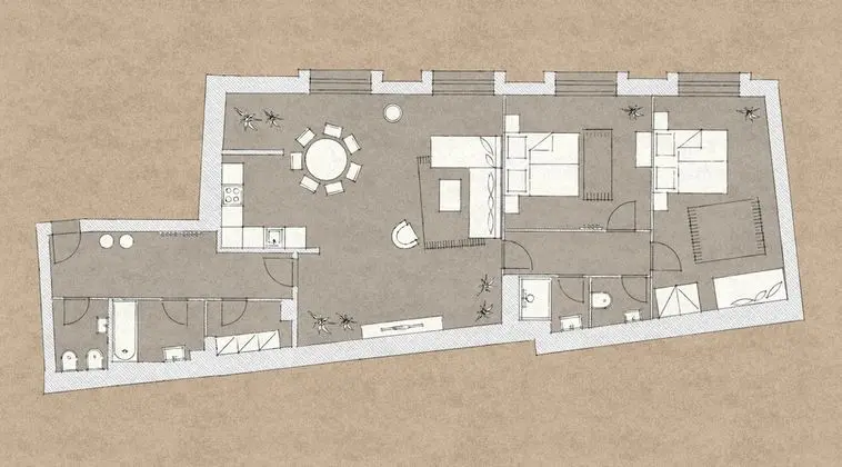 Two Bedroom Apartment Attic Leaf