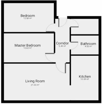 Apart Daire (2 Bedrooms)