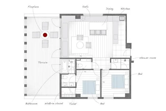 Süit, Sigara İçilmez (PENTHOUSE)