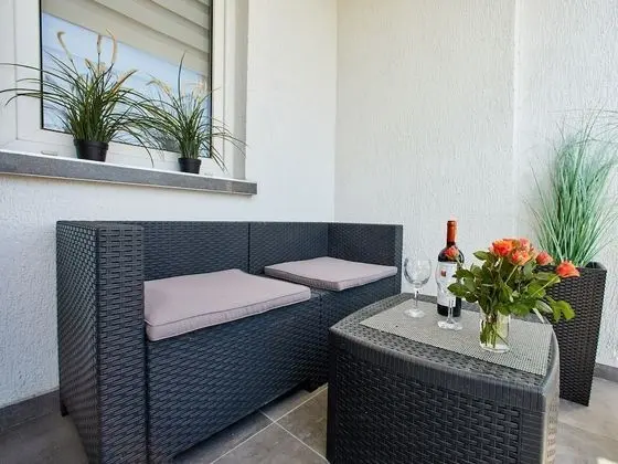 Comfort Apart Daire, 1 Yatak Odası, Balkon