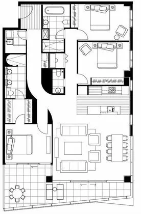 Elite Apart Daire, Deniz Manzaralı