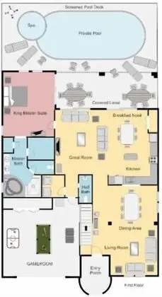 Ev (7 Bedrooms in Large Private Vacation )