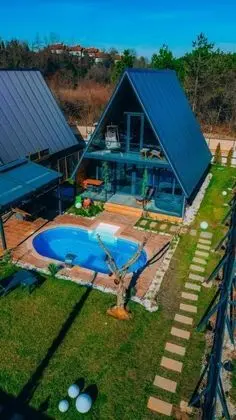 King Room, Dağ Manzaralı, Şömineli ve Jakuzili