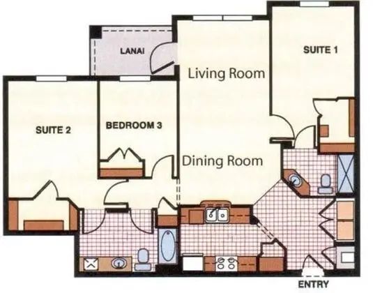 Daire (7671CS #205 3-Bed Windsor Hills Resor)