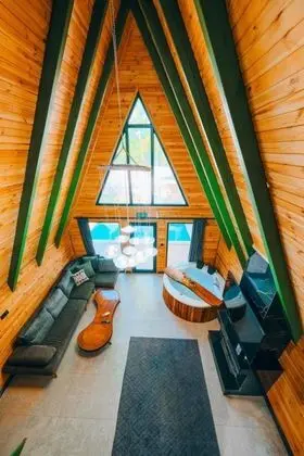 Deluxe Bungalow 3+1, Havuz veya Bahçe Manzaralı, Isıtmalı Özel Havuzlu