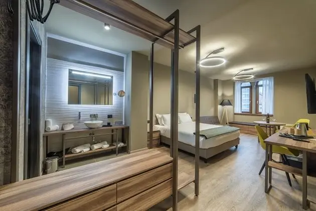 Tek Büyük Yataklı Oda, Özel Banyo, Şehir Manzaralı (Large)