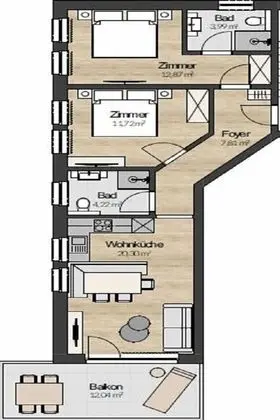 Exclusive Apart Daire, Sigara İçilmez, Balkon