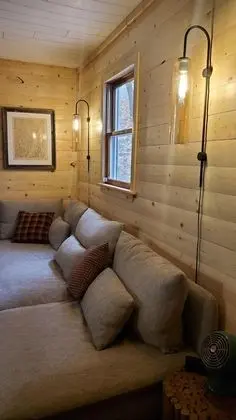 Kulübe, 2 Büyük (Queen) Boy Yatak (A Humble Abode Cabin - A Modern Woods)