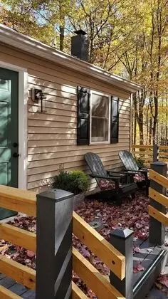 Kulübe, 2 Büyük (Queen) Boy Yatak (A Humble Abode Cabin - A Modern Woods)