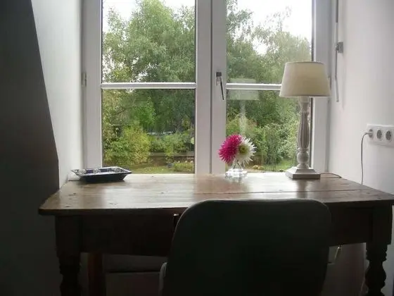 Comfort Tek Büyük veya İki Ayrı Yataklı Oda, Banyolu/Duşlu, Bahçe Manzaralı (3. Chambre Bleue)