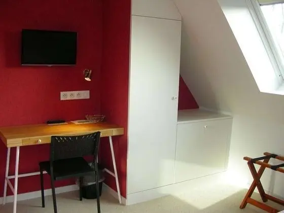 Tek Büyük veya İki Ayrı Yataklı Oda, Banyolu/Duşlu, Bahçe Manzaralı (2. Chambre Rose)
