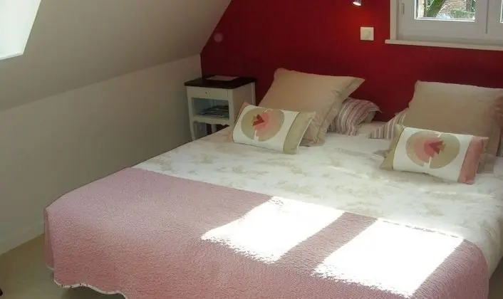 Tek Büyük veya İki Ayrı Yataklı Oda, Banyolu/Duşlu, Bahçe Manzaralı (2. Chambre Rose)