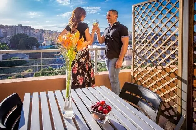 Standard Tek Büyük Yataklı Oda, Teras