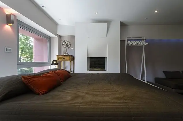 Superior Dört Kişilik Oda, Şömine, Bahçe Manzaralı