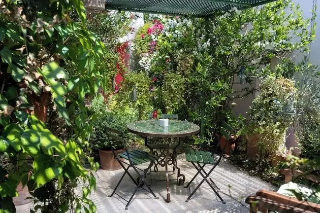 Design Tek Büyük veya İki Ayrı Yataklı Oda, Özel Banyo, Avlu Manzaralı (Zemara)