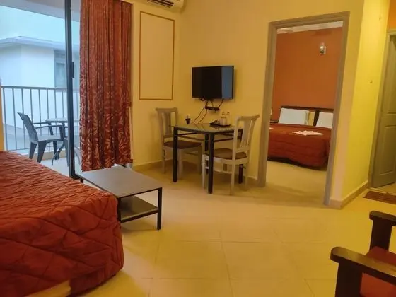 Honeymoon Suite with Balcony and Pool View