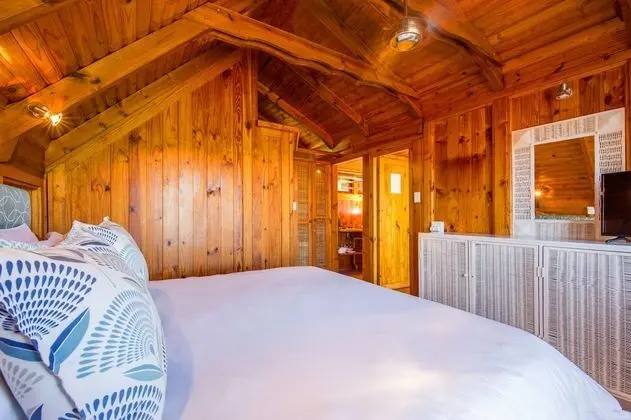 Tek Büyük veya İki Ayrı Yataklı Oda (Semi-Detached Log Cabin - Spa Bath)