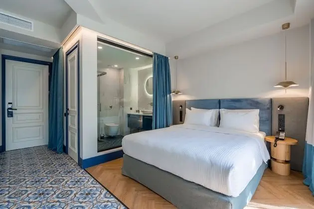Deluxe Tek Büyük Yataklı Oda, 1 Büyük (Queen) Boy Yatak, Küvet, Şehir Manzaralı