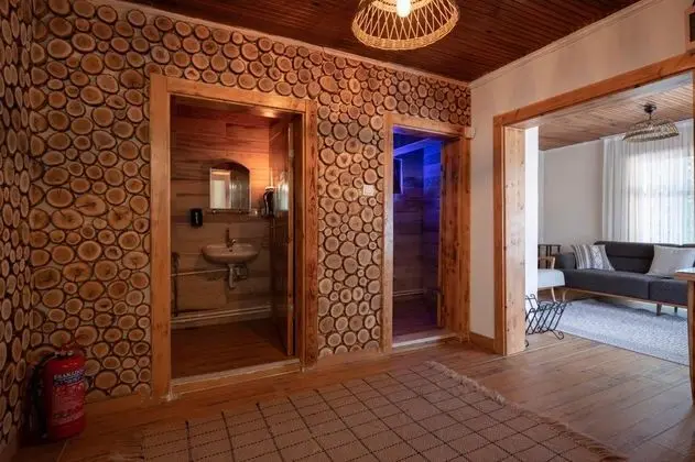 Bungalow, Bahçe Manzaralı, Şömineli Soba